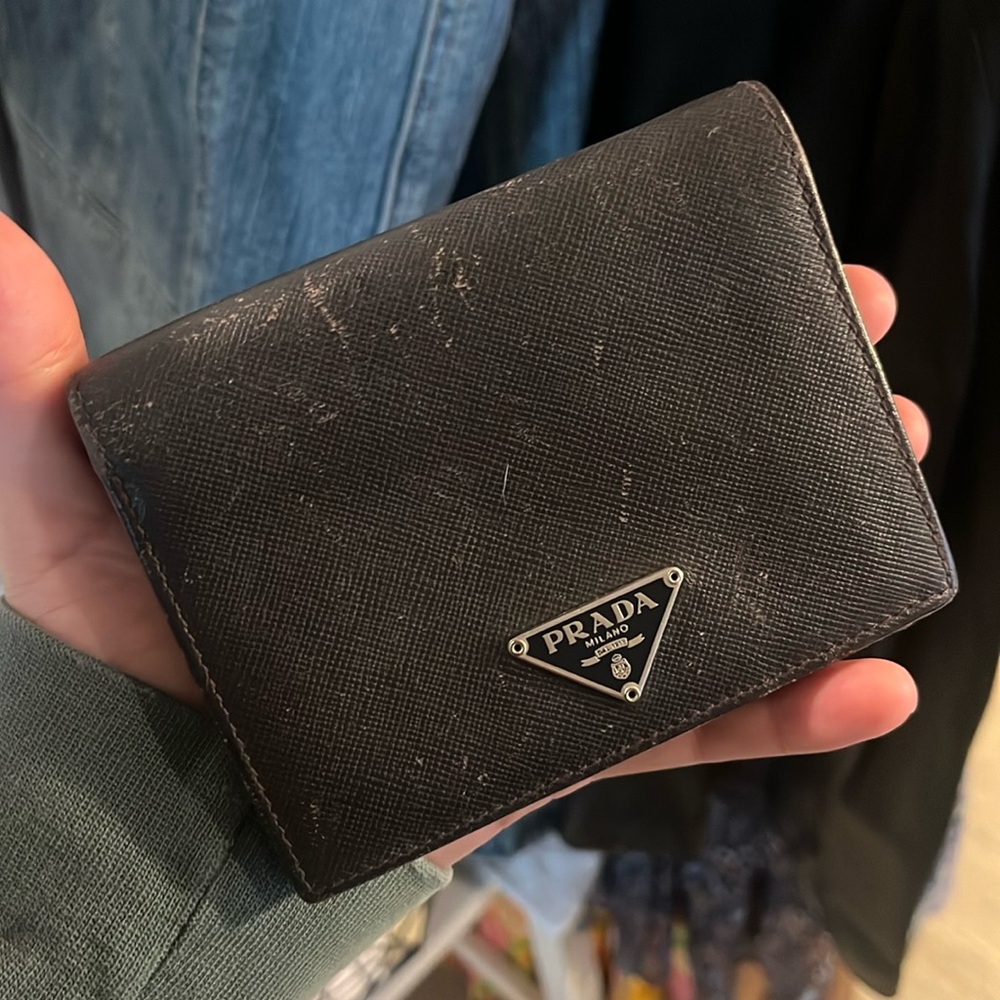 Reposh Bagriculture Prada Deep Brown Wallet